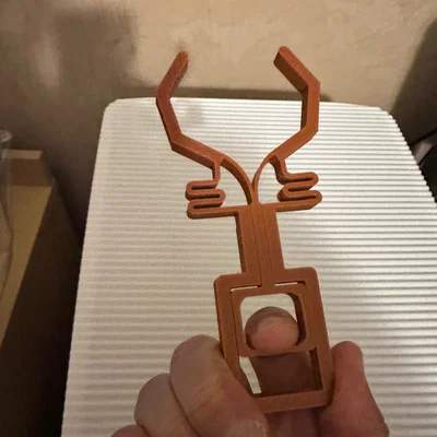 Mô hình Robot Hand in 3D: Đồ chơi gắp vật dụng thông minh