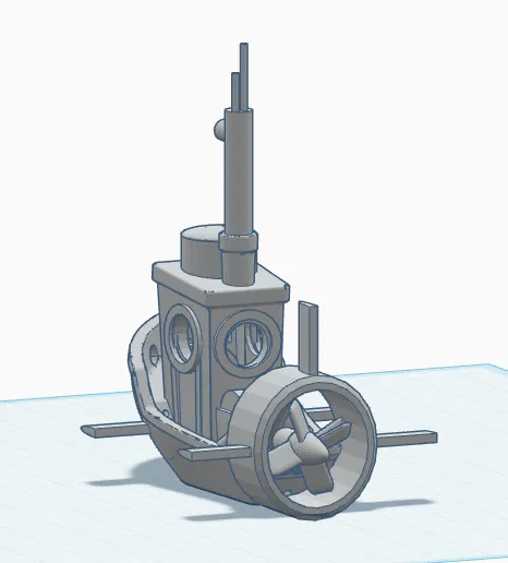 Mô hình tàu ngầm Subbenchy in 3D độc đáo - Image 2