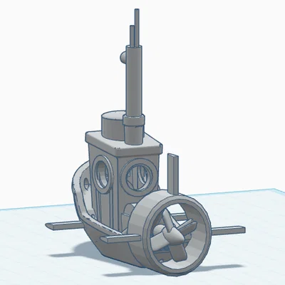 Mô hình tàu ngầm Subbenchy in 3D độc đáo