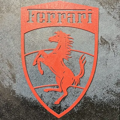 Mô hình Hueforge logo Ferrari