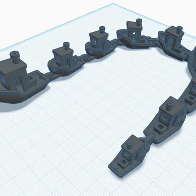 Mô hình đoàn tàu Benchy (Articulated Benchy Train) cực độc lạ