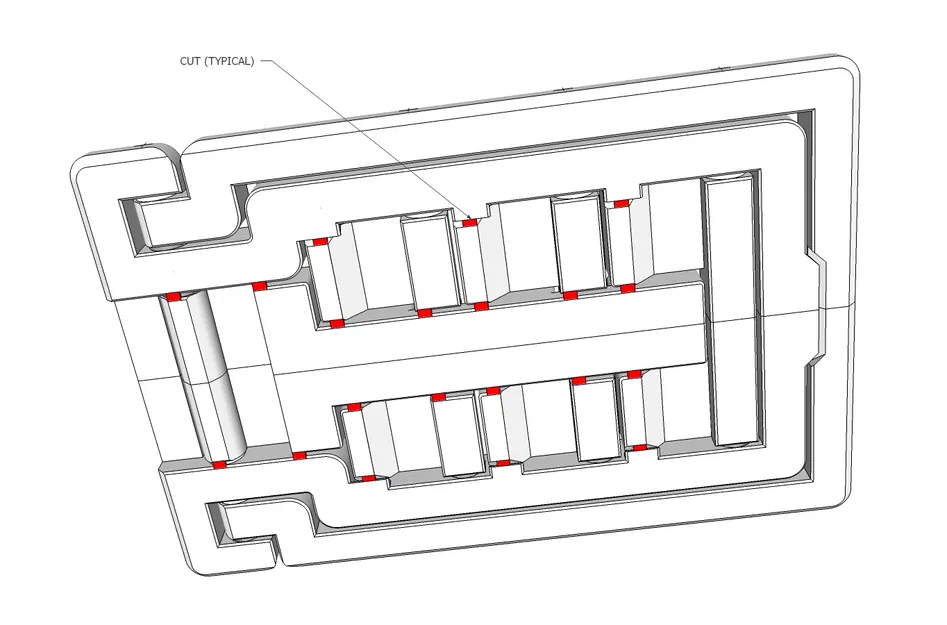 Giá đỡ điện thoại gấp gọn điều chỉnh được - Print-In-Place - Image 2