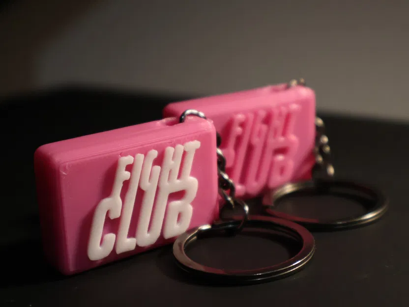 Móc khóa xà phòng Fight Club (Fight Club Soap Keychain) - Image 1