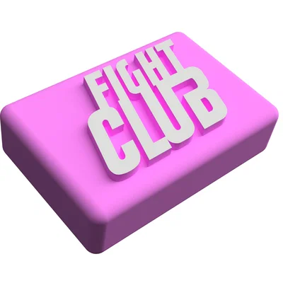 Móc khóa xà phòng Fight Club (Fight Club Soap Keychain)