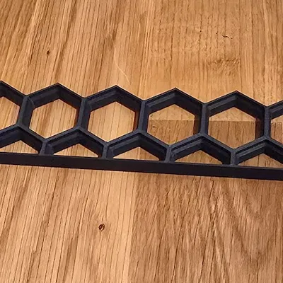 Khung viền bên 8 ô lục giác cho Honeycomb Storage Wall - Tối ưu không gian