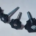 Núm vặn hình sao (Star knob) đủ kích thước M4, M5, M6, M8, M10, M12, M14 - Thumbnail 1