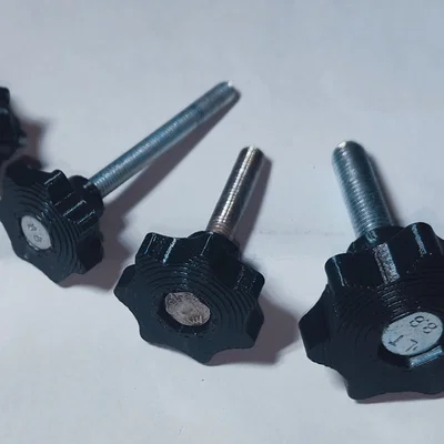 Núm vặn hình sao (Star knob) đủ kích thước M4, M5, M6, M8, M10, M12, M14