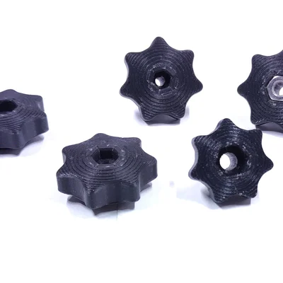 Núm vặn hình sao (Star knob) đủ kích thước M4, M5, M6, M8, M10, M12, M14