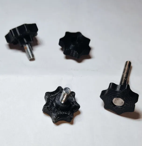Núm vặn hình sao (Star knob) đủ kích thước M4, M5, M6, M8, M10, M12, M14 - Image 4