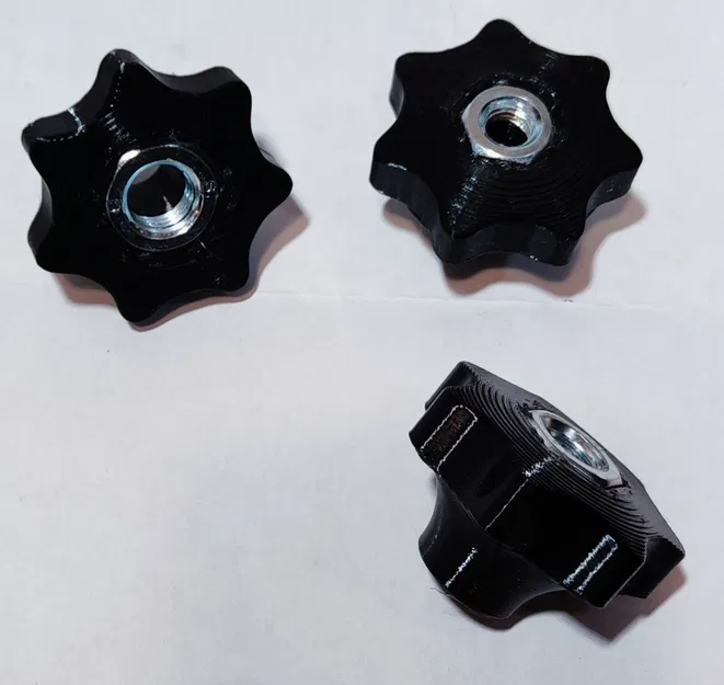 Núm vặn hình sao (Star knob) đủ kích thước M4, M5, M6, M8, M10, M12, M14 - Image 8