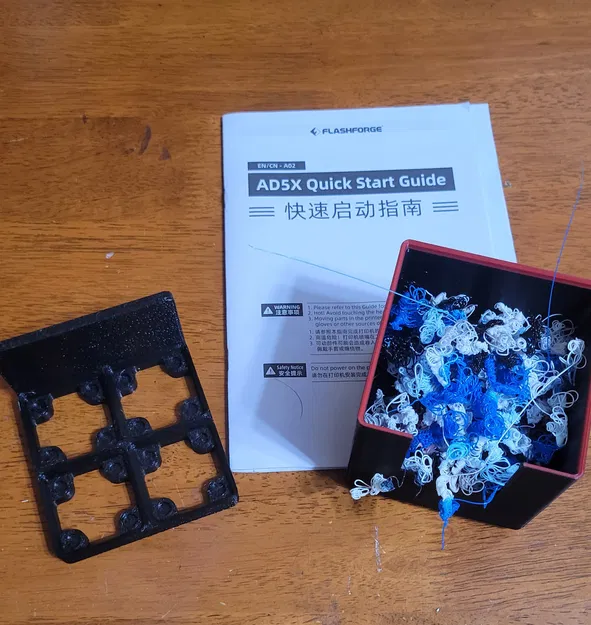 Thùng Đựng Nhựa Thải Gridfinity Cho Flashforge AD5X - Image 2