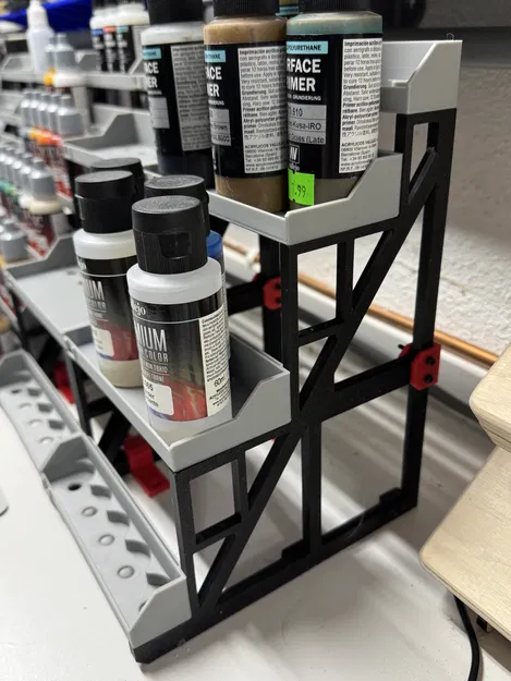 Kệ Đựng Sơn Mô Hình Tùy Biến (Modular Paint Organizer) - In 3D - Image 3