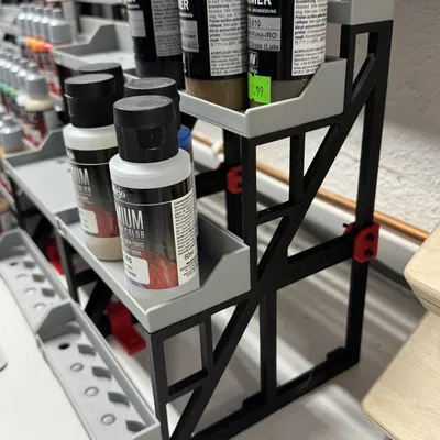 Kệ Đựng Sơn Mô Hình Tùy Biến (Modular Paint Organizer) - In 3D