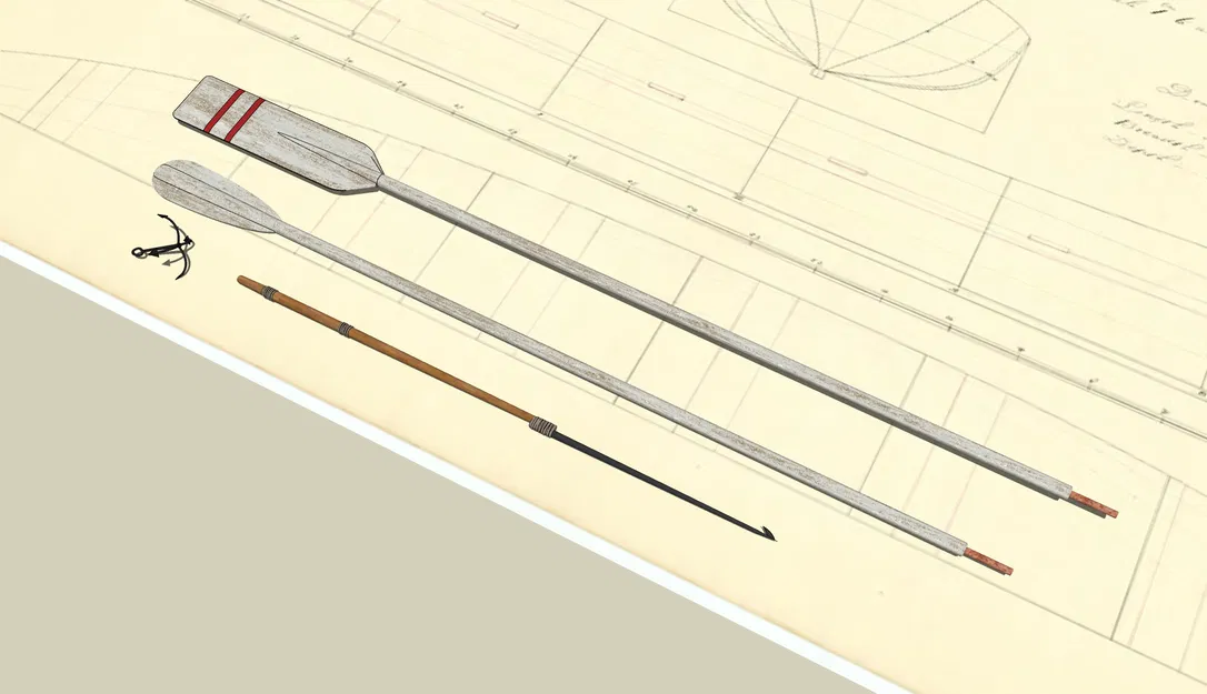 Mô hình thuyền săn cá voi thế kỷ 19 - Image 4