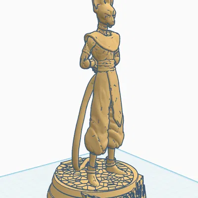 Mô hình 3D Beerus Thần Hủy Diệt Dragon Ball - File in STL chất lượng