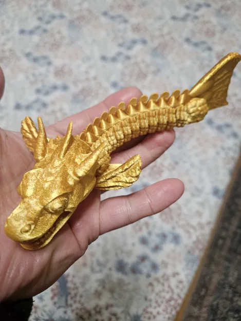 Mô hình cá rồng 3D (Dragon Fish) linh hoạt đầy ấn tượng - Image 1