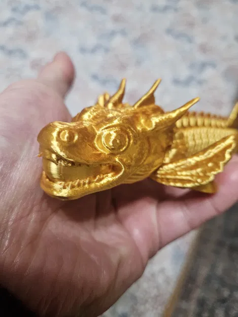 Mô hình cá rồng 3D (Dragon Fish) linh hoạt đầy ấn tượng - Image 2