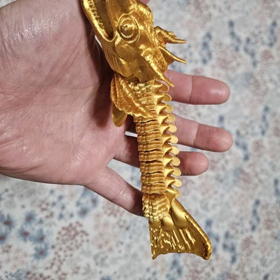 Mô hình cá rồng 3D (Dragon Fish) linh hoạt đầy ấn tượng