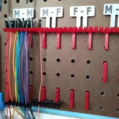 Giá treo dây điện (Jumper Wire) gắn bảng Pegboard thông minh