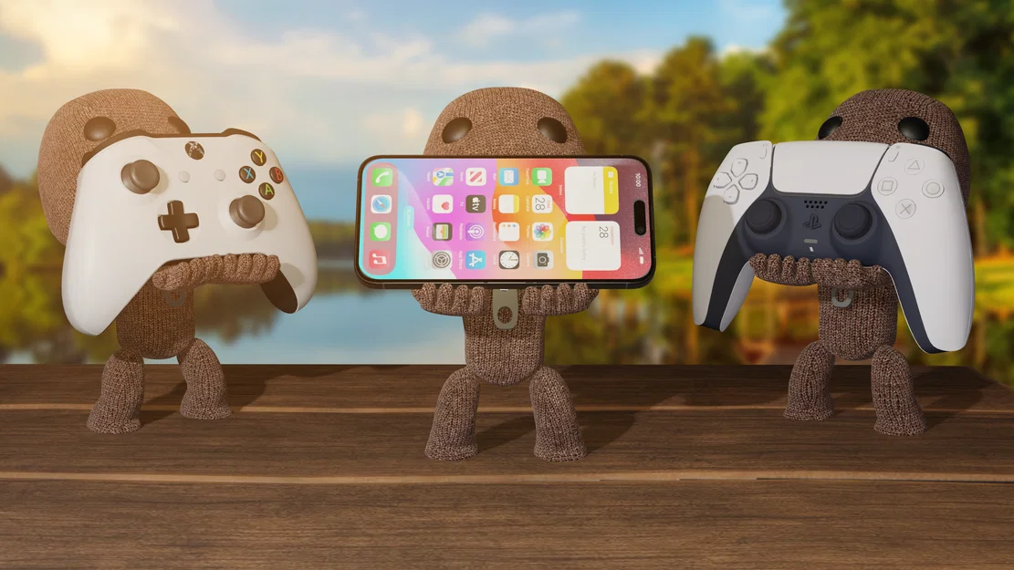 Giá đỡ điện thoại/tay cầm hình Sackboy - Image 1