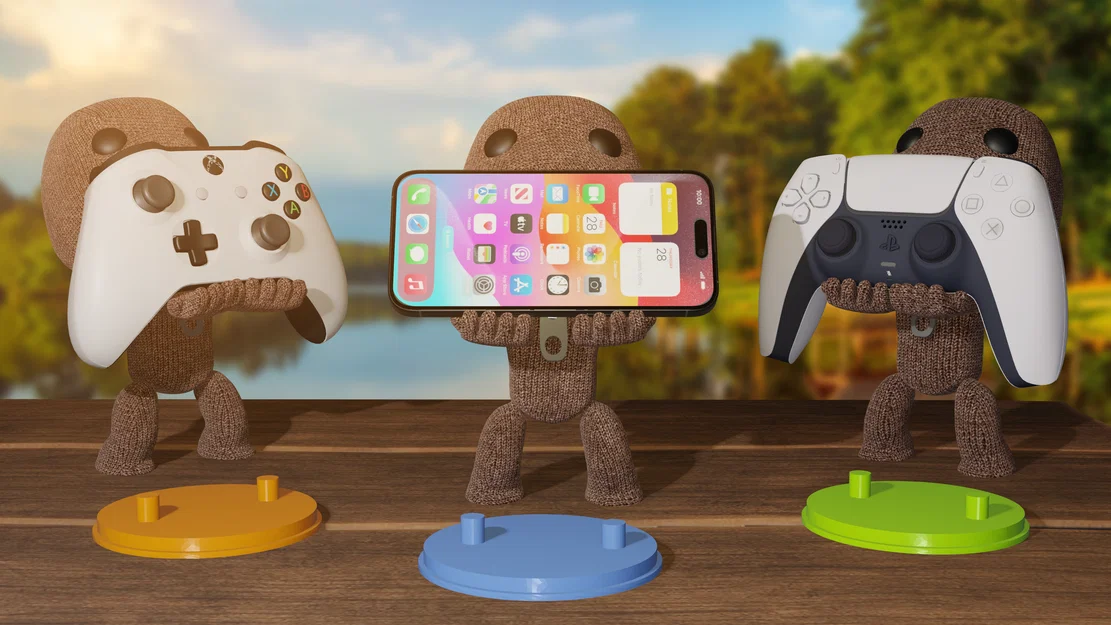 Giá đỡ điện thoại/tay cầm hình Sackboy - Image 2