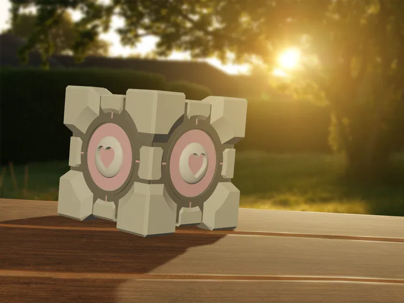 Mô hình Companion Cube - Image 1
