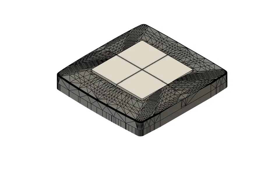 Giá treo tường cho công tắc Shelly BLU (bản 4 nút) - Image 1