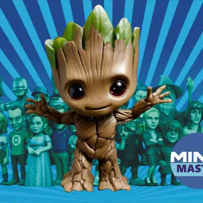 Mô hình Baby Groot Minix in 3D dễ thương cho mọi không gian
