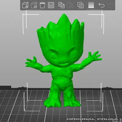 Mô hình Baby Groot Minix in 3D dễ thương cho mọi không gian