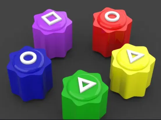 Gongi - Mẫu in 3D khối hình học đa năng, thiết kế độc đáo - Image 1