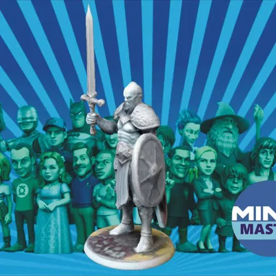 Mô hình anh hùng Dungeons and Dragons cho game thủ