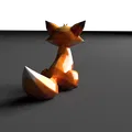 Mô hình Little Fox (Chú Cáo Nhỏ) - Dạng Low-poly - Thumbnail 3