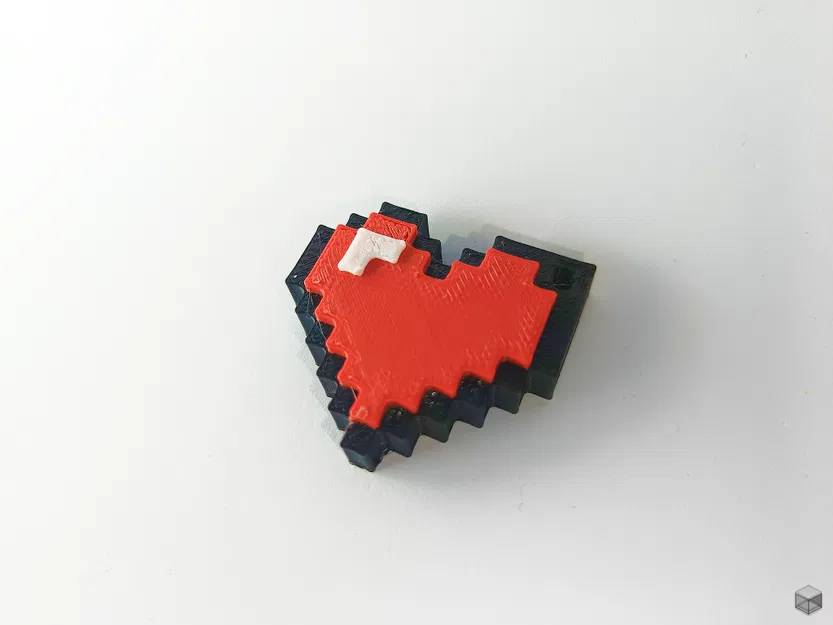 Móc khóa Trái tim Minecraft - Image 2