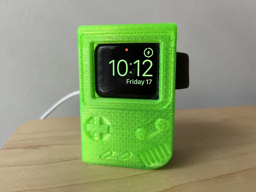 Đế sạc Apple Watch hình máy chơi game Gameboy cổ điển độc đáo - Image 2