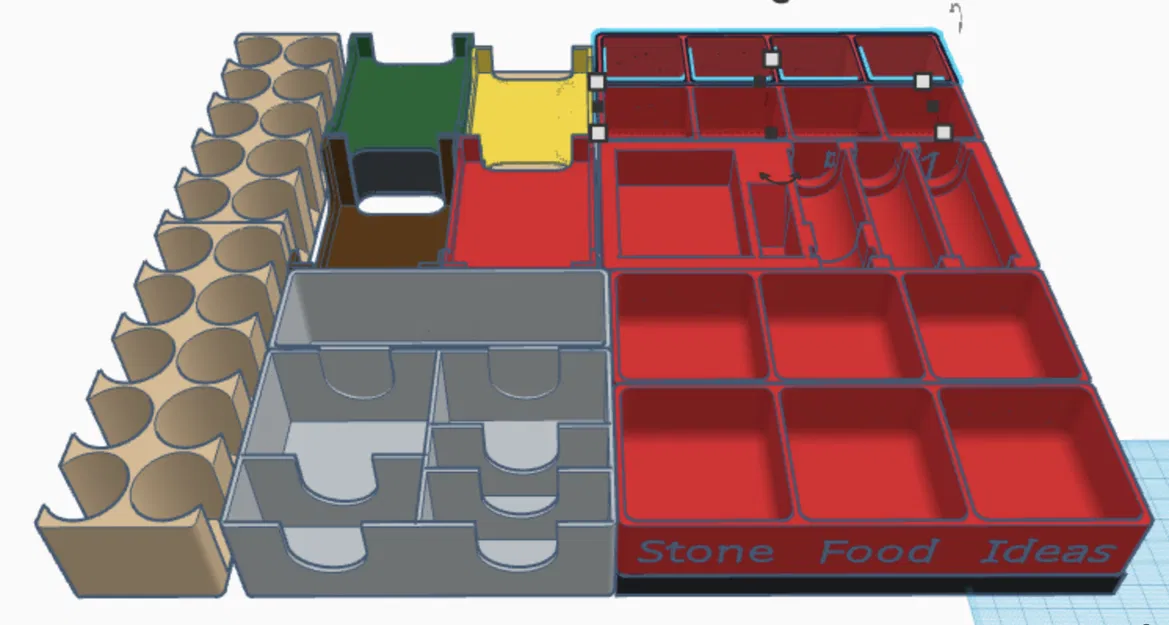 Bộ khay đựng (Insert) cho Mosaic: A Story Of Civilization - Phiên bản Colossus - Image 1