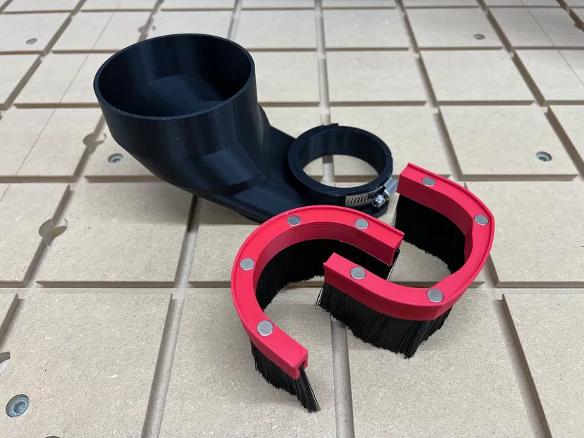 Chụp hút bụi 65mm với cổng hút 4 inch (65mm Dust Shoe with 4in Dust Port) - Image 2