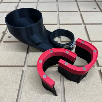 Chụp hút bụi 65mm với cổng hút 4 inch (65mm Dust Shoe with 4in Dust Port)