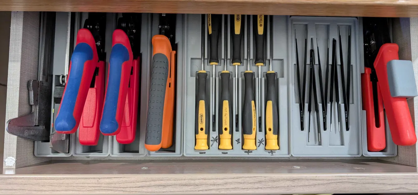 Bộ sưu tập khay Gridfinity: Giải pháp sắp xếp đồ nghề thông minh - Image 1