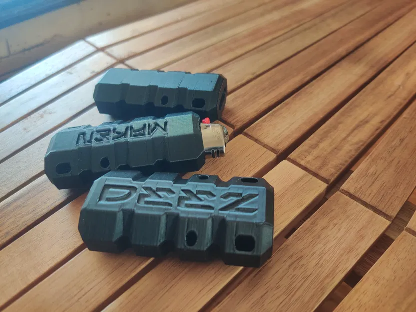 Vỏ bọc bật lửa Bic 3D (Ribbed Bic Lighter Case) tùy chỉnh cá tính - Image 1