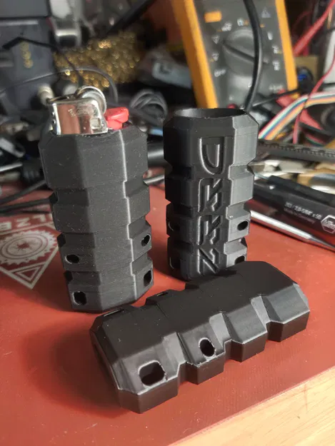 Vỏ bọc bật lửa Bic 3D (Ribbed Bic Lighter Case) tùy chỉnh cá tính - Image 2