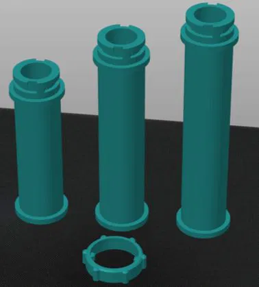 Giá đỡ cuộn nhựa Ender 3 / Ender 5 (bản dài hơn) kèm đai ốc - Image 1