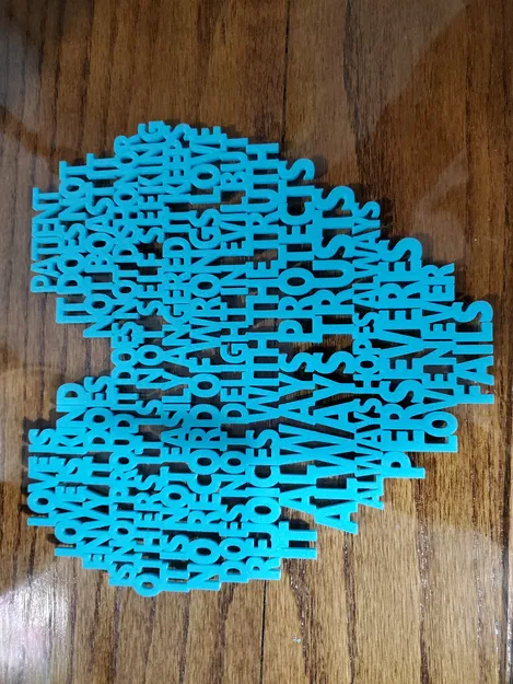 Mô hình trái tim LOVE IS PATIENT HEART - Image 2