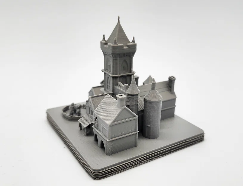 Mô hình quảng trường thị trấn 3D cho DND (No Support) - Image 3