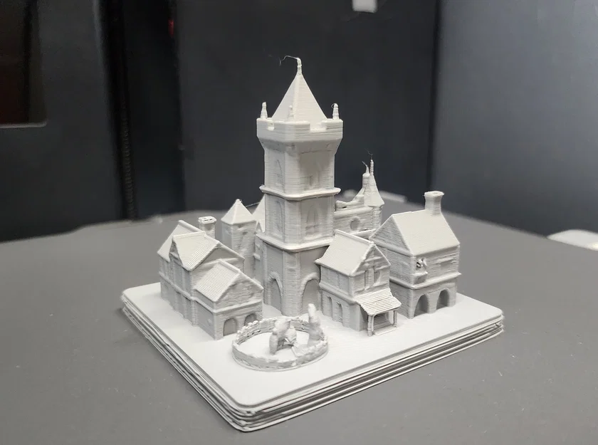 Mô hình quảng trường thị trấn 3D cho DND (No Support) - Image 4
