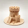 Mô hình tháp canh pháo đài mini (Parapet Miniature) cho bàn cờ RPG - Thumbnail 1