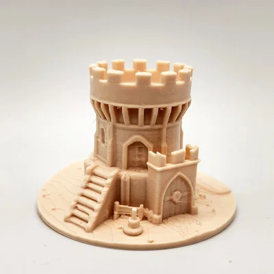 Mô hình tháp canh pháo đài mini (Parapet Miniature) cho bàn cờ RPG