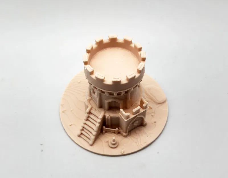 Mô hình tháp canh pháo đài mini (Parapet Miniature) cho bàn cờ RPG - Image 2