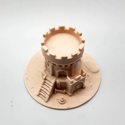 Mô hình tháp canh pháo đài mini (Parapet Miniature) cho bàn cờ RPG