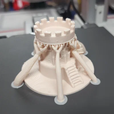 Mô hình tháp canh pháo đài mini (Parapet Miniature) cho bàn cờ RPG