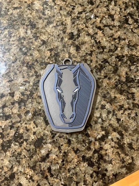 Móc khóa Ford Mustang Dark Horse - Phụ kiện 3D cho tín đồ xe hơi - Image 1